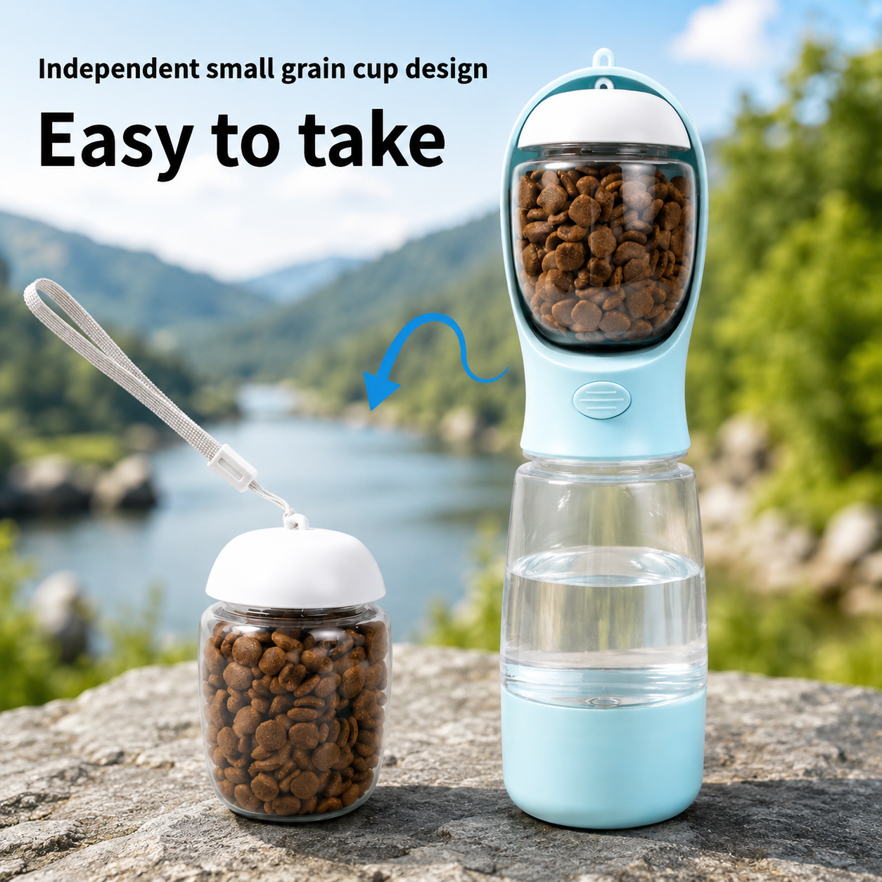 3-in-1 Travel Water Bottle for Pets
