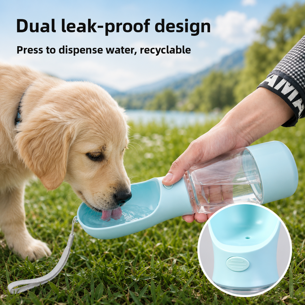 3-in-1 Travel Water Bottle for Pets